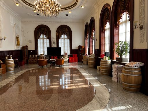nanguo pear wine on display in Anshan the great hall in Anshan is perfect for displaying the nanguo pear wine range